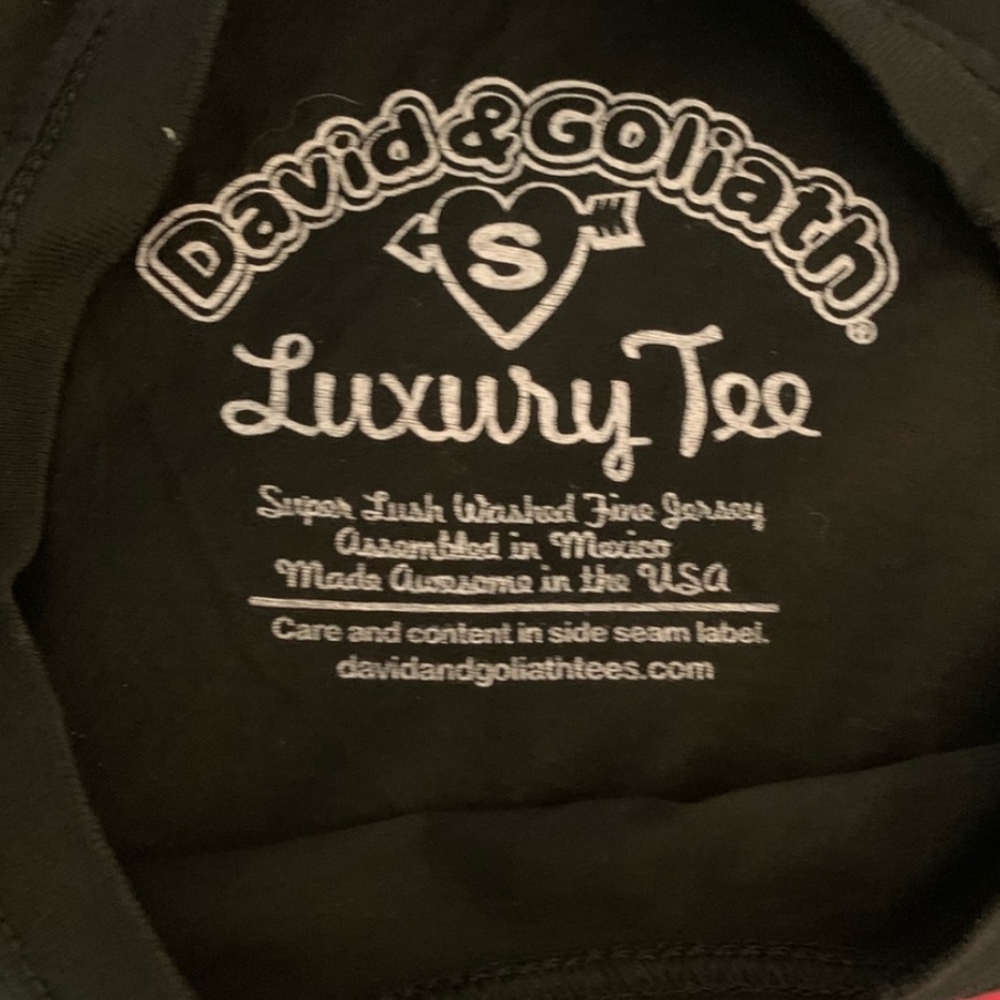 David & Goliath tshirt - Picture 2 of 2